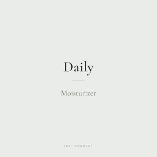 Daily Moisturizer