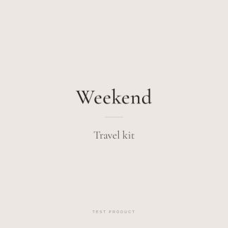 Weekend Travel Kit